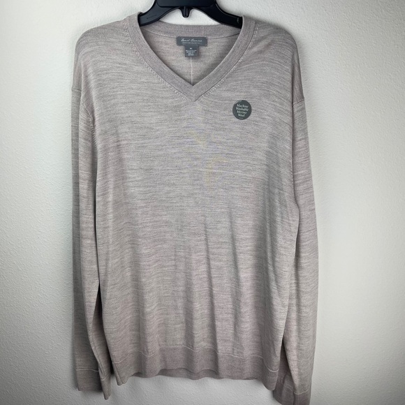 NWT Daniel Cremieux Signature V-Neck wool sweater - Picture 3 of 9